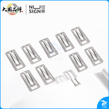 得力纽赛NS106创意回形针曲别针(银色)(10只/卡)