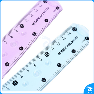 晨光 15CM ARL96154学生办公软型直尺仪尺颜色随机