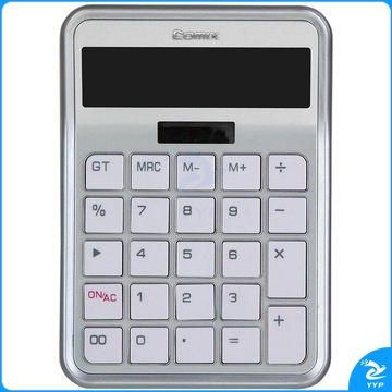 齐心C-8S苹果系列时尚办公计算器黑(台) 