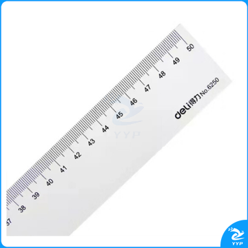 得力 （deli ） 6250 塑料直尺 50cm