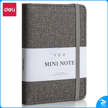 得力22235 便携记事本(灰色)(本)