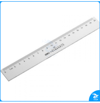 得力 （deli ) 6220 20cm 塑料直尺