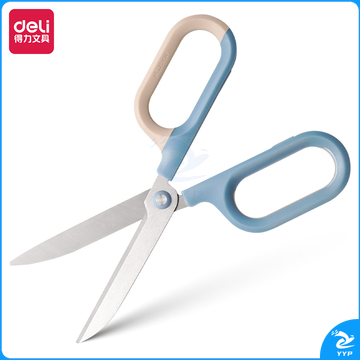 得力纽赛NS056省力剪刀尺寸155mm(蓝色)(把)