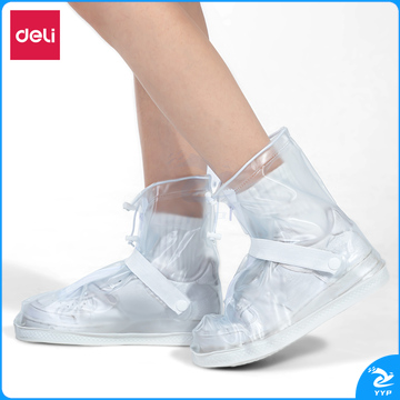 得力16546雨鞋套(白色XL)(套)