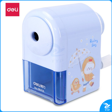 得力 0641A 自动进笔削笔机 转笔刀 蓝色