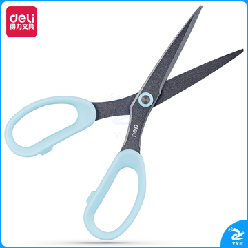 得力77791时尚款剪刀175mm(蓝色)(卡)