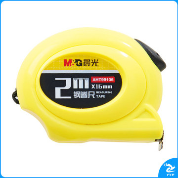 晨光（M&G）2米自停顿钢卷尺 外壳尺测量工具卷尺AHT99106 一包10个装