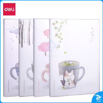 得力T1696胶套本(林间茶语)(本)