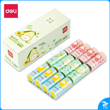 得力71053橡皮擦水果橡皮(混)(12块/盒)