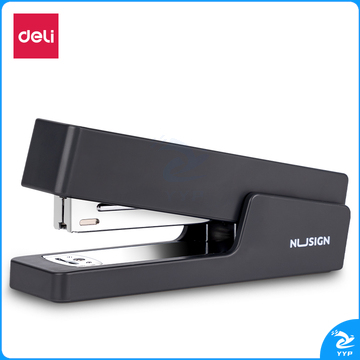 得力NS082纽赛订书机订书器(深灰)(12#钉)