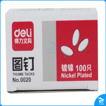 得力 deli 得力0020图钉(100粒/盒).