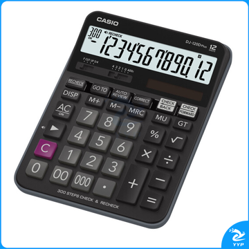 卡西欧（CASIO）DJ-120DPlus 办公百步回查 300步回查 计算器
