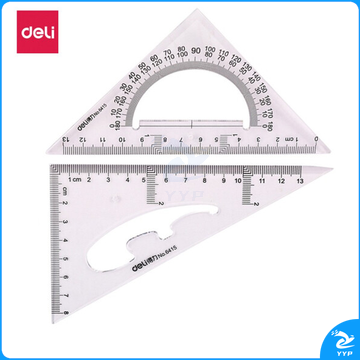 得力（deli） 6415三角尺 13cm有效刻度