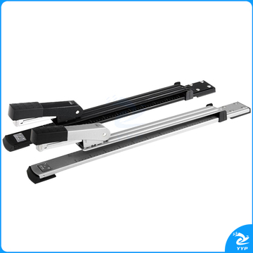 得力(Deli) 长臂式订书机 0334 混色 可订A3中缝 适用24/6-26/6钉