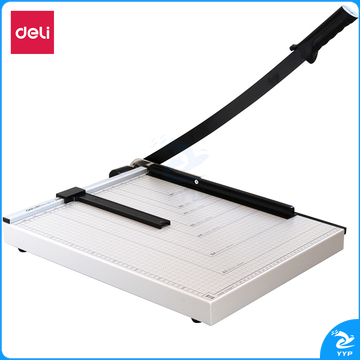 得力8012切纸机18"*15"产品尺寸；400*480*665mm