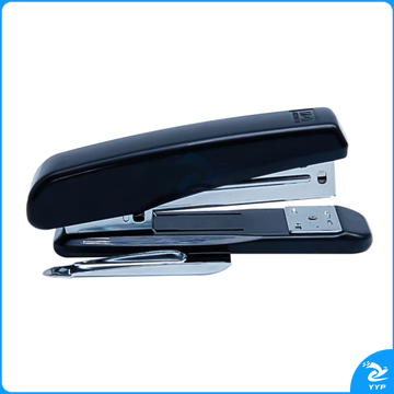 晨光 12号侧带起钉器订书机 金属拉杆办公订书器 ABS92718 黑