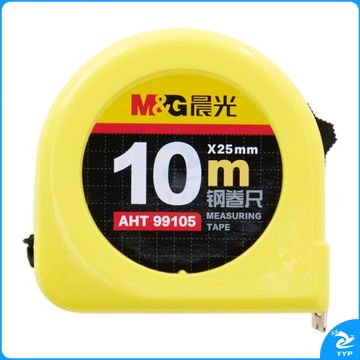 晨光（M&G）10米钢卷尺 外壳尺测量工具卷尺AHT99105