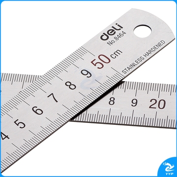 得力 8464 钢直尺 (单位:只) 银色