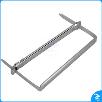 得力(deli)5549五金装订夹80MM(金属色)(50套/盒) 1盒