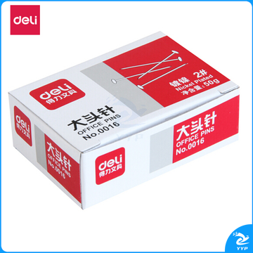 得力(deli) 0016 2#24mm大头针直别针