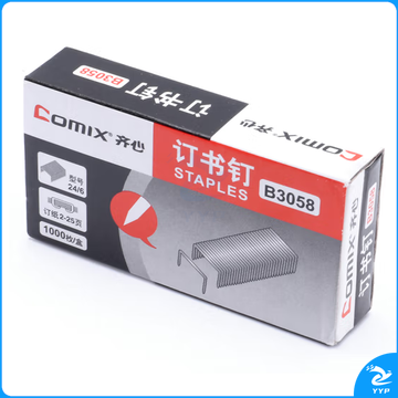 齐心 B3058-12#订书针1000枚/盒10盒装