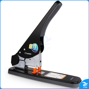 得力(Deli) 省力重型订书机 0485 黑色 60mm 装针数量100 个 210页