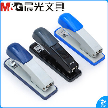晨光 12号经典办公订书机 ABS91632 订书器 黑蓝灰颜色随机
