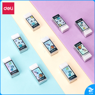 得力71125中国航天洁净橡皮擦(白)(块)