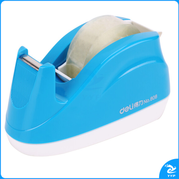 得力（deli） 808 蓝色胶带座透明胶带切割器