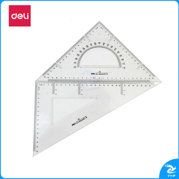 得力（deli） 6430三角尺 30cm有效刻度