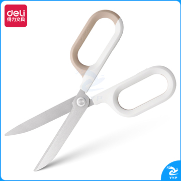 得力纽赛NS055省力剪刀(白色)尺寸180mm(把)