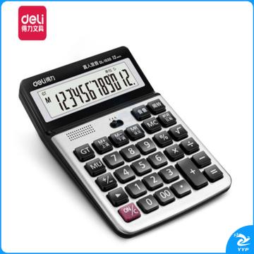 得力(deli)1530语音计算器(银) (单位：台)