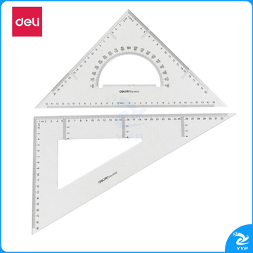得力（deli） 6435三角尺 35cm有效刻度