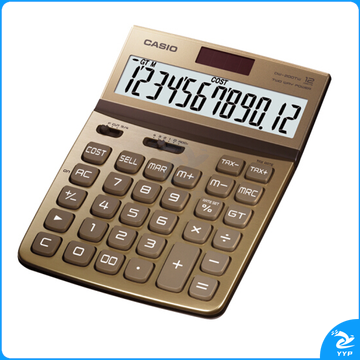 卡西欧(CASIO) DW-200TW-GD 魅雅系列尊贵金 大型计算器.