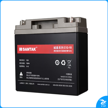 山特（SANTAK）UPS不间断电源城堡铅酸蓄电池C12-18AH 12V18AH阀控密封免维护