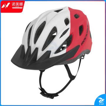 迪卡侬（DECATHLON）儿童头盔自行车骑行装备平衡车安全头帽KC红黑拼接S均码 2768950