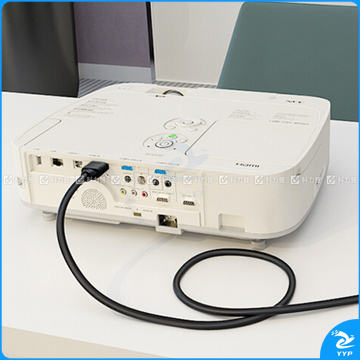 山泽 SAMZHE HDMI线 10SH8 2.0版 4K数字高清线3D视频线数据线 1米 18Gbps 投影仪电脑电视机机顶盒连接线 