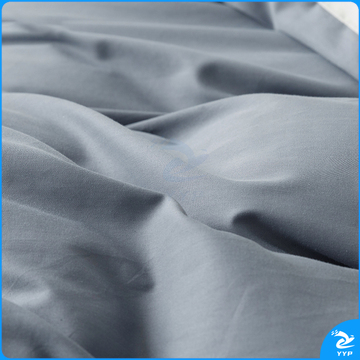 婵思 CHANSI 水洗棉纯色双拼四件套 CKZ0230178 200*230cm(被套:200*230cm 床单:230*250cm 枕套:48*74cm*2) (布鲁兰+梧桐灰) (全棉/盒)