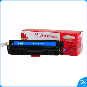 天威 PRINT-RITE 激光碳粉盒 PR-CC531A/CE411A/418R TRHF64CPEJ 2600页 (青色) 专业装 带芯片