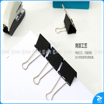 晨光 M＆G Eplus盒装黑色长尾夹 ABS92726 50mm  12个/盒 12盒/包 60盒/箱