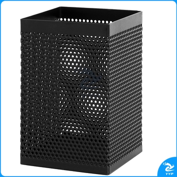 得力 908 笔筒7*7*10cm（单位：只） 黑