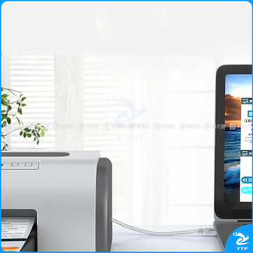 山泽 SAMZHE 打印线数据线 UK-405 USB2.0方口高速连接线 支持惠普佳能爱普生打印机A公对B公 5米 