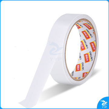 得力 高粘性棉纸双面胶带 24mm*10y(9.1m/卷) 12卷袋装 办公用品   30403