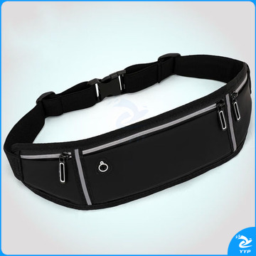 维京熊（WEIJINGXIONG） 运动腰包 Pb7HTwlLd 黑色 隐形式手机腰带大容量带水壶夜跑反光户外轻薄装备
