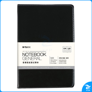 晨光 M＆G 普惠型皮面记事本 APY1BK78 32K (黑色) 120页