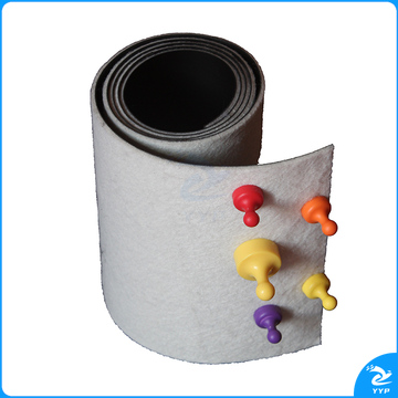 齐岳 毛毡 150*300CM (灰色) 无边框 混纺 有背胶