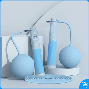 国标 智能有绳/无绳计数跳绳钢丝LCD屏显示 KJ31