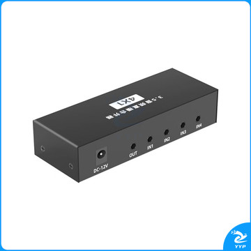 国标 3.5mm音频混合器4进1出 QRT-YP01-0001