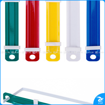 卓联 塑料装订夹 ZL1151 80mm (彩色) 50付/盒