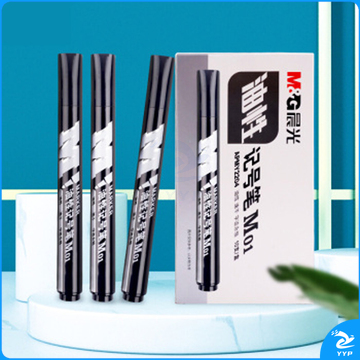 晨光 记号笔油性 M01 (黑) APMY2004 10支/盒